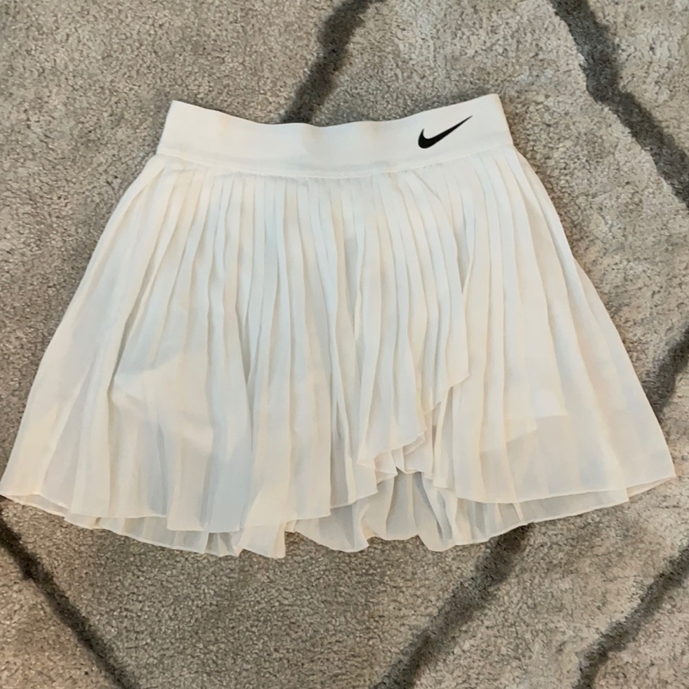 Nike Victory Tennis Skirt w/ Asymmetrical Pleats